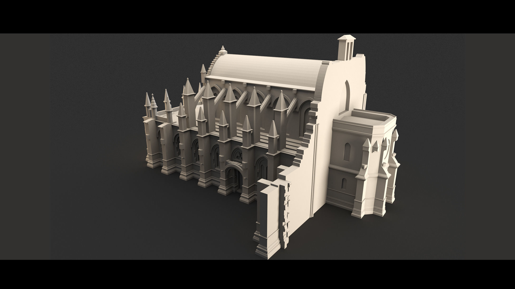 Rosslyn Chapel- 3d Model 3D model_9