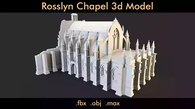 Rosslyn Chapel- 3d Model 3D model