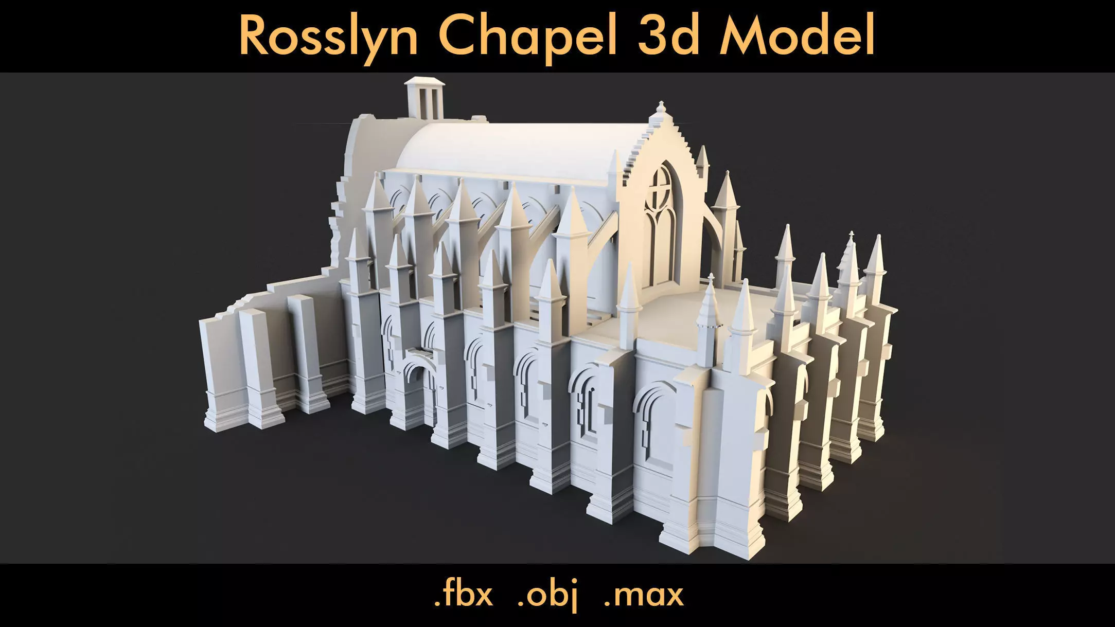 Rosslyn Chapel- 3d Model 3D model_0