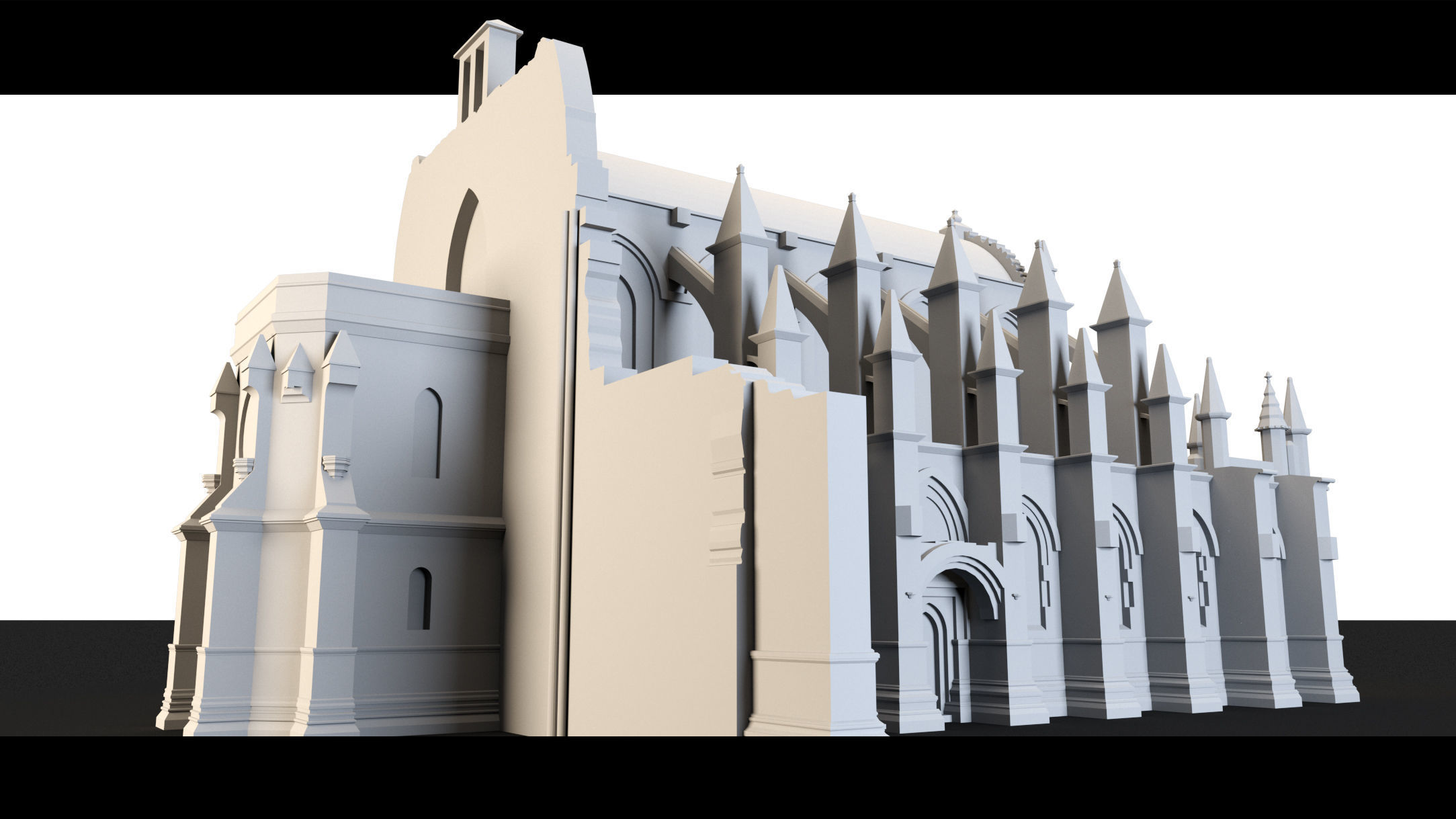 Rosslyn Chapel- 3d Model 3D model_3