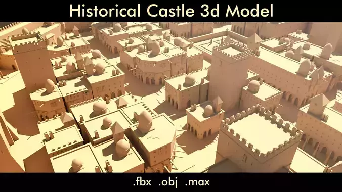 Historical Castle- 3d Model