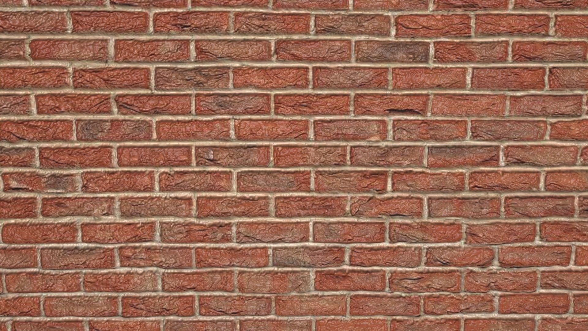 Brick Wall 3D model_6