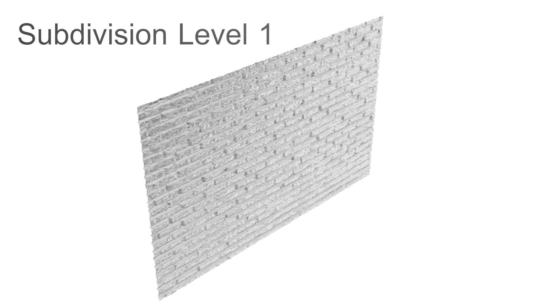 Brick Wall 3D model_22