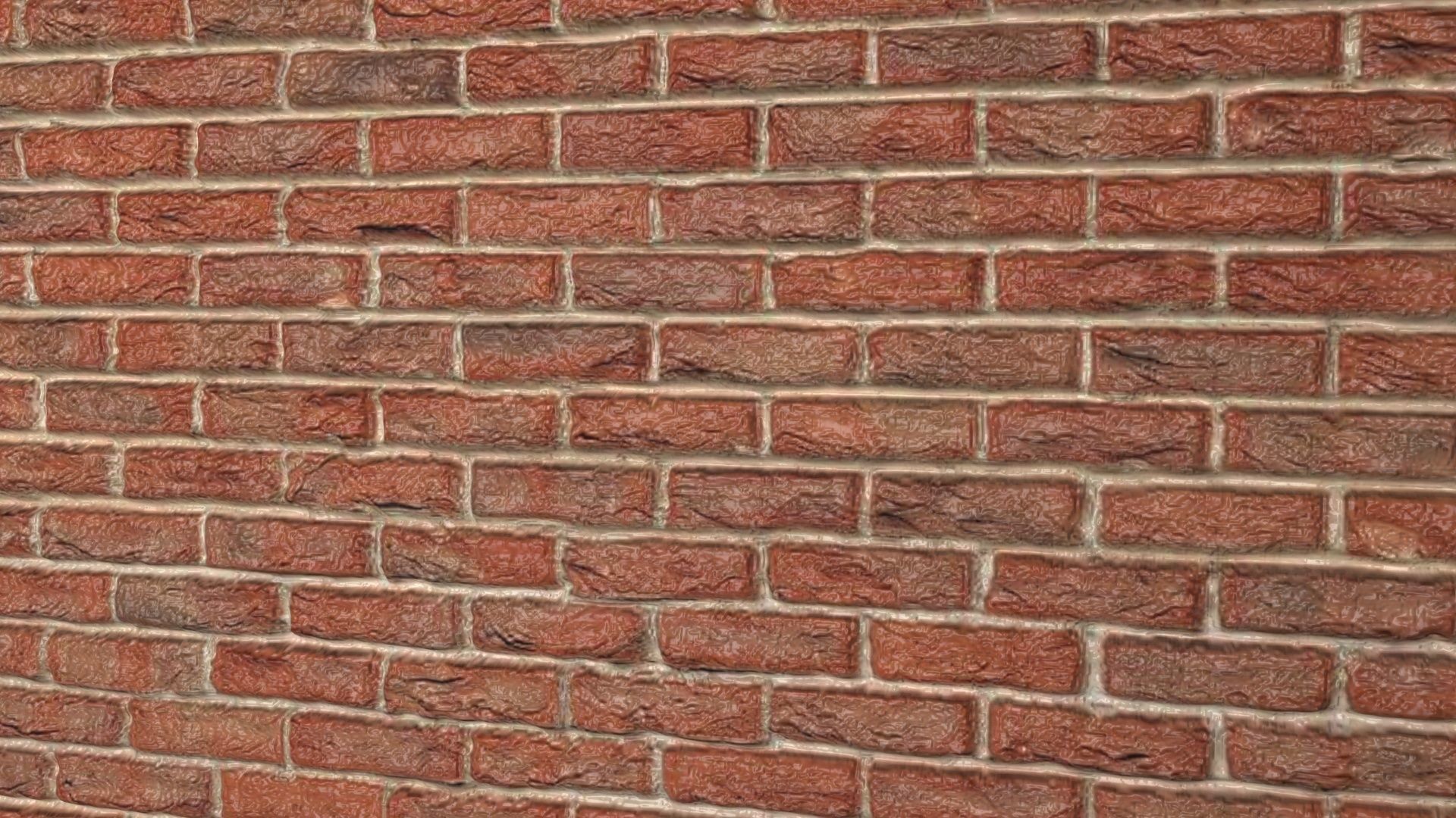 Brick Wall 3D model_12