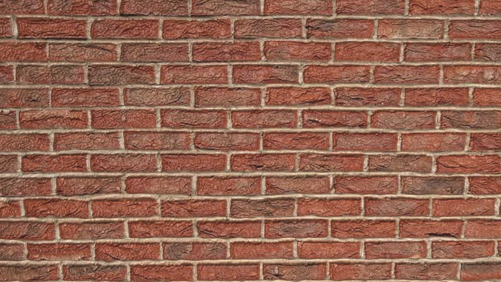 Brick Wall 3D model_1