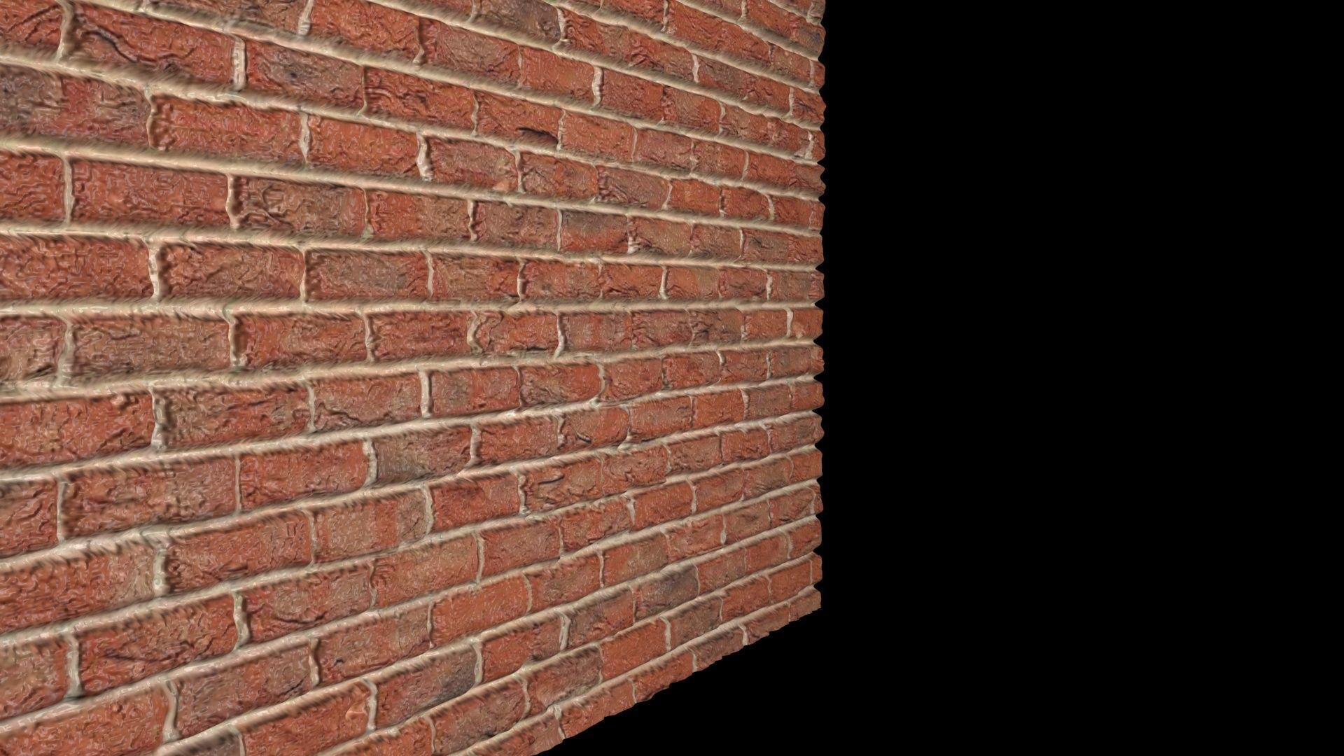 Brick Wall 3D model_9