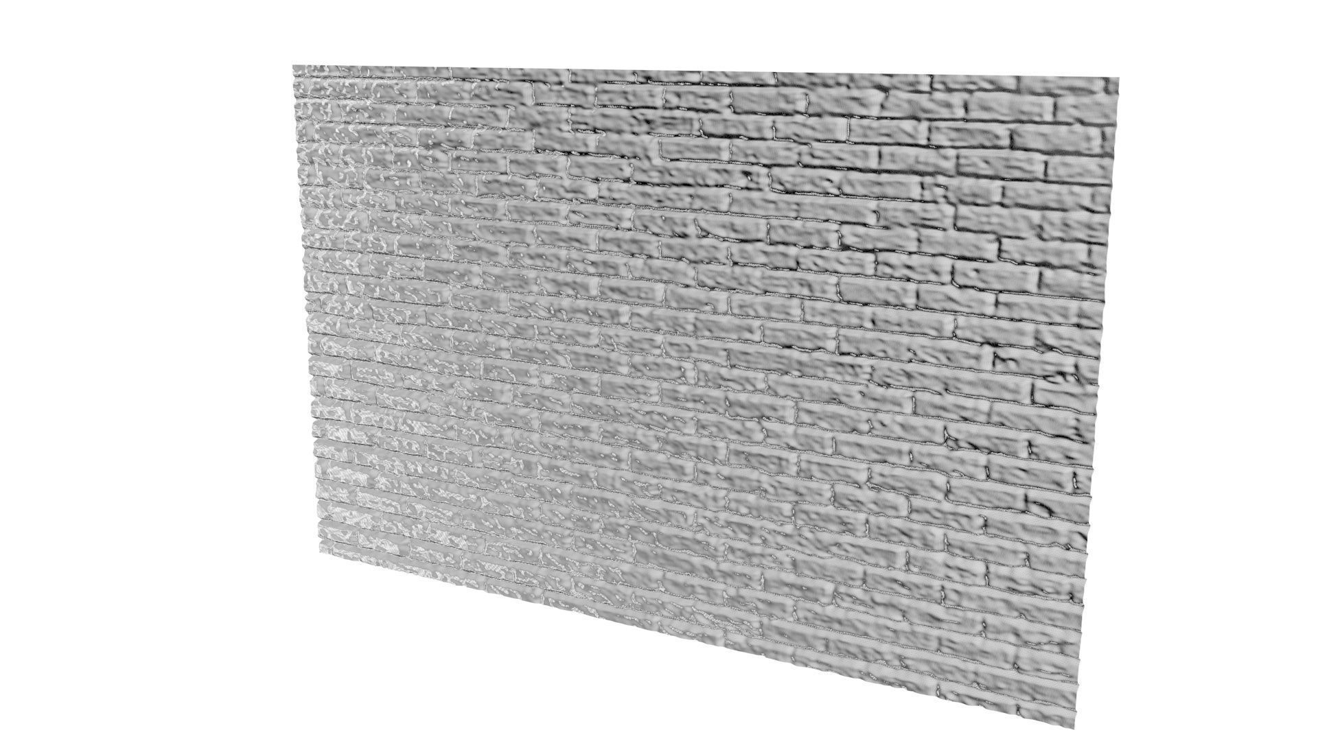 Brick Wall 3D model_14