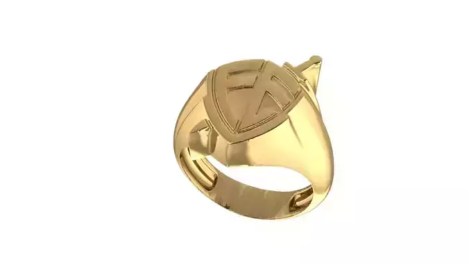 Anel Fe - Faith Ring 3D print model