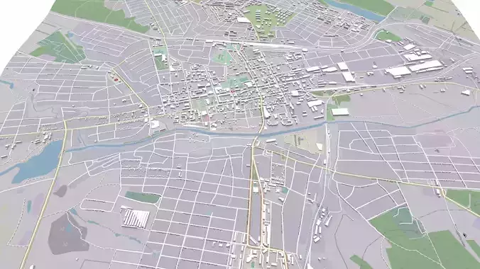 Cityscape Bakhmut Ukraine