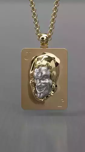 pendant Joker 3D print model