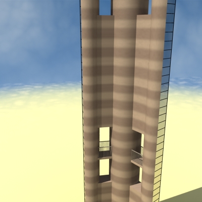 Reunion Tower Dallas Texas 3D model_10