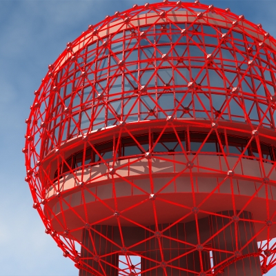 Reunion Tower Dallas Texas 3D model_15