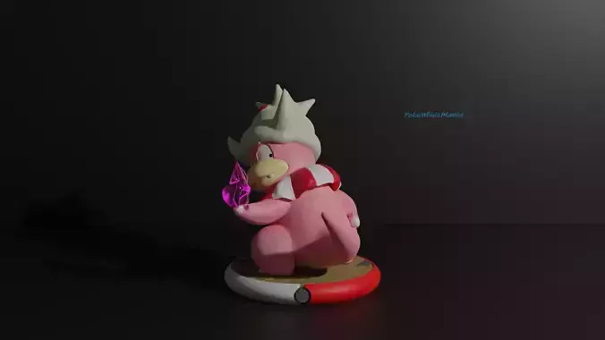 Slowking pokemon 3D print model 3D print model