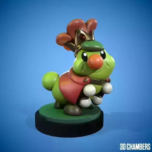 PRINCE FLORIAN - MARIO WONDER 3D MODEL