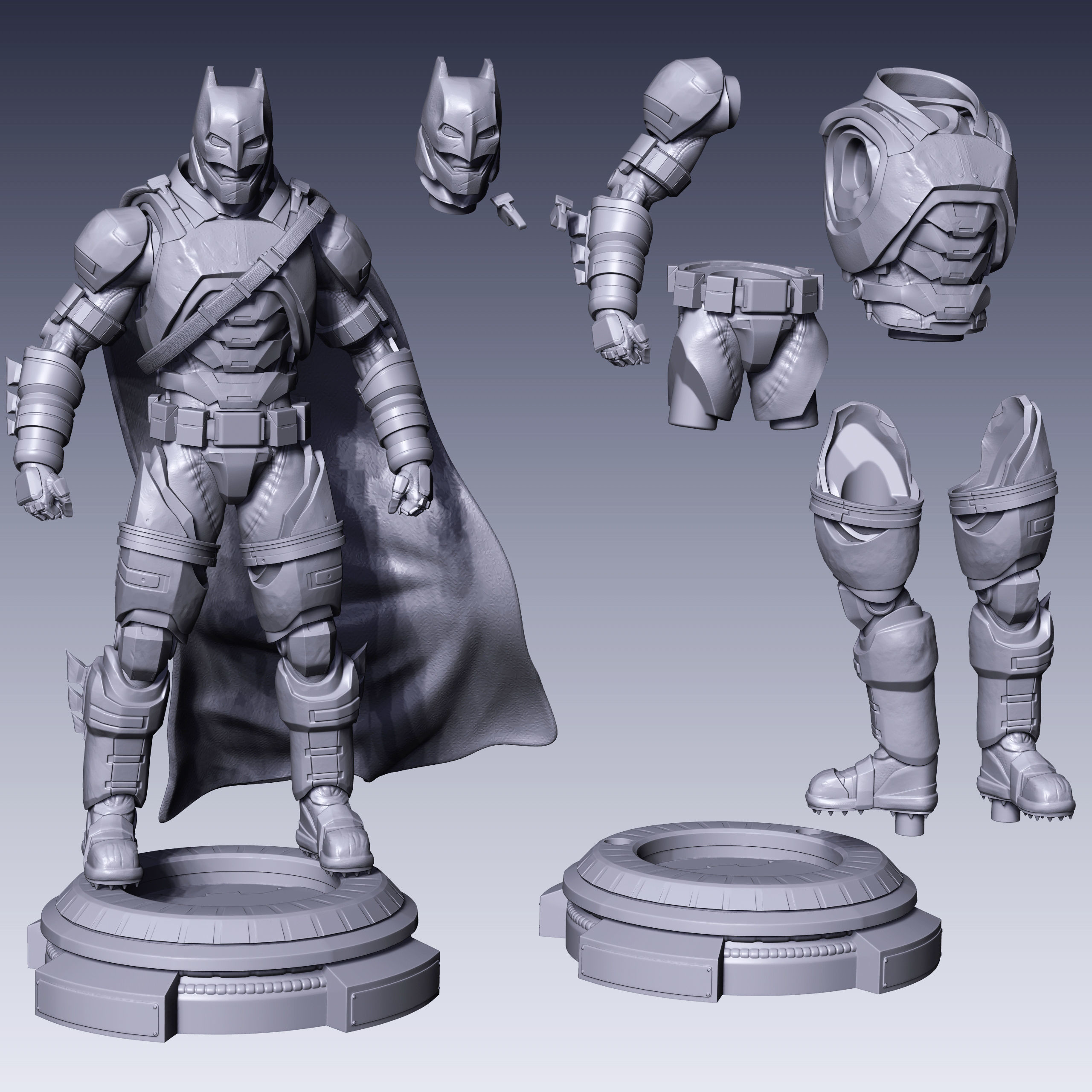 BATMAN FOR 3D PRINTING 3D print model_9