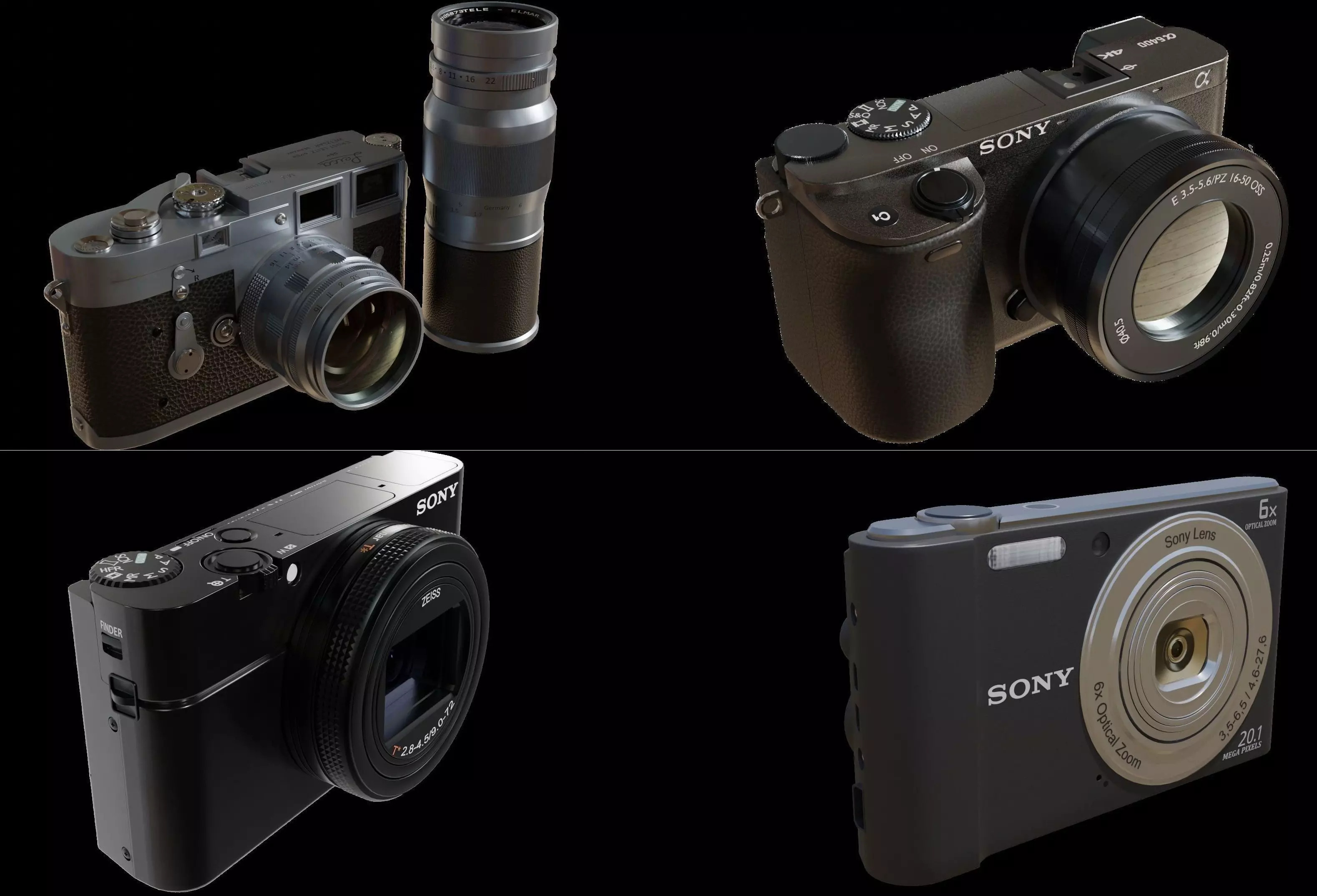 Cameras  3D Model Collection_0
