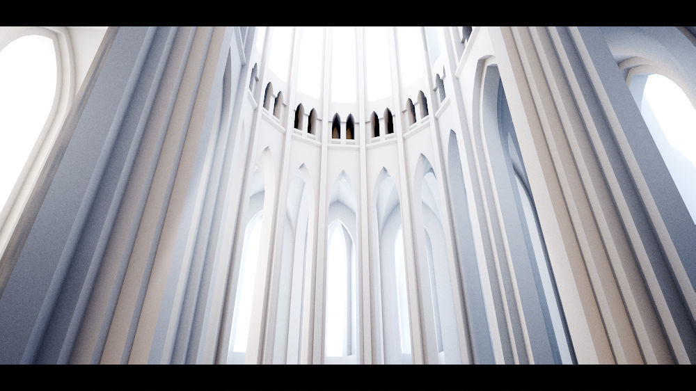 Cathedral- 3d Model 3D model_13