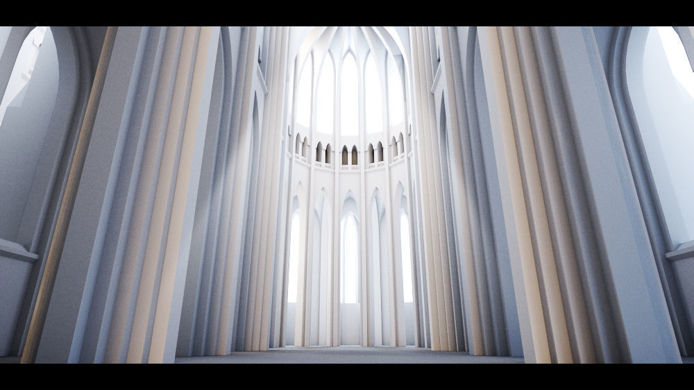 Cathedral- 3d Model 3D model_11