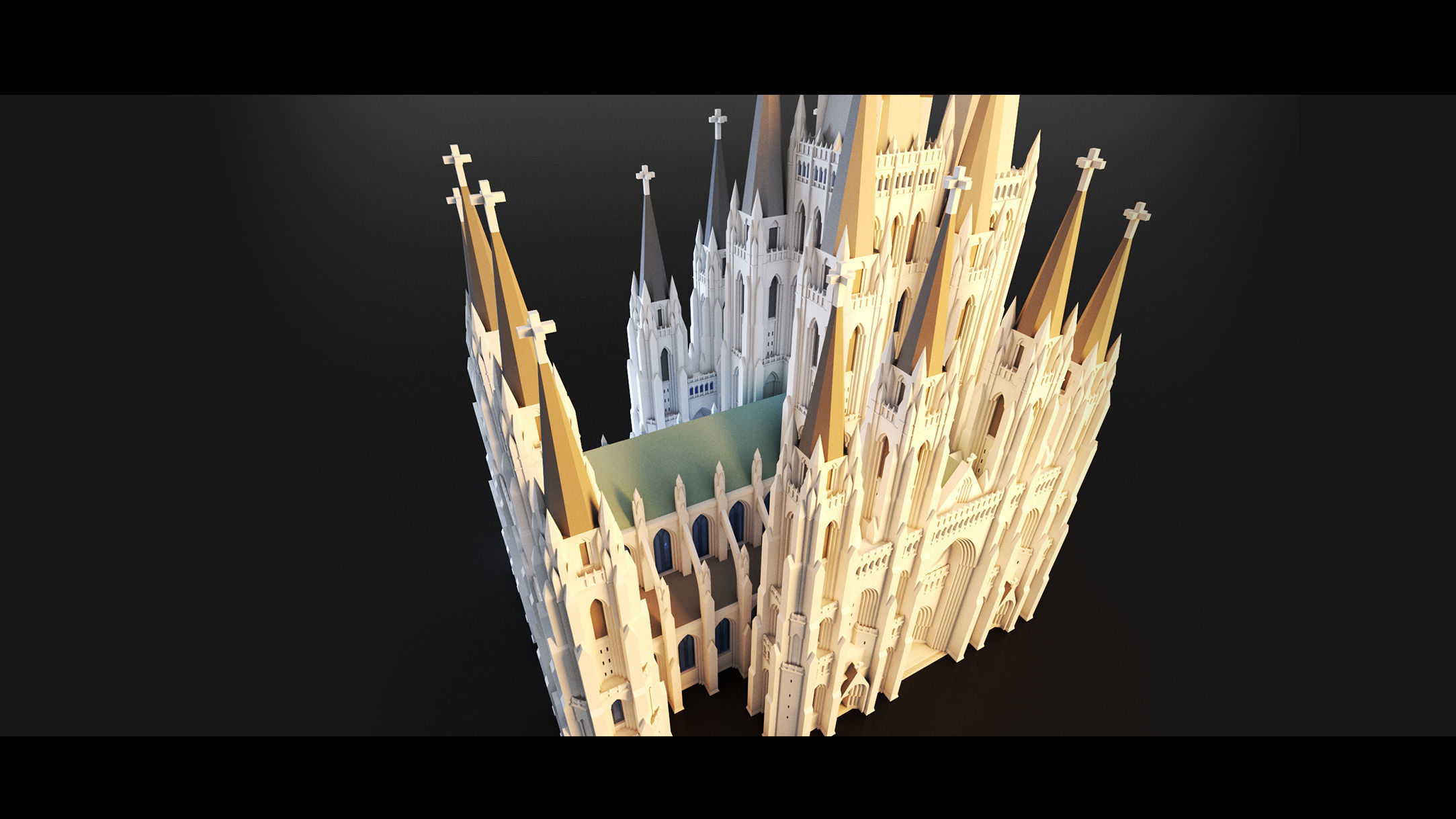 Cathedral- 3d Model 3D model_16