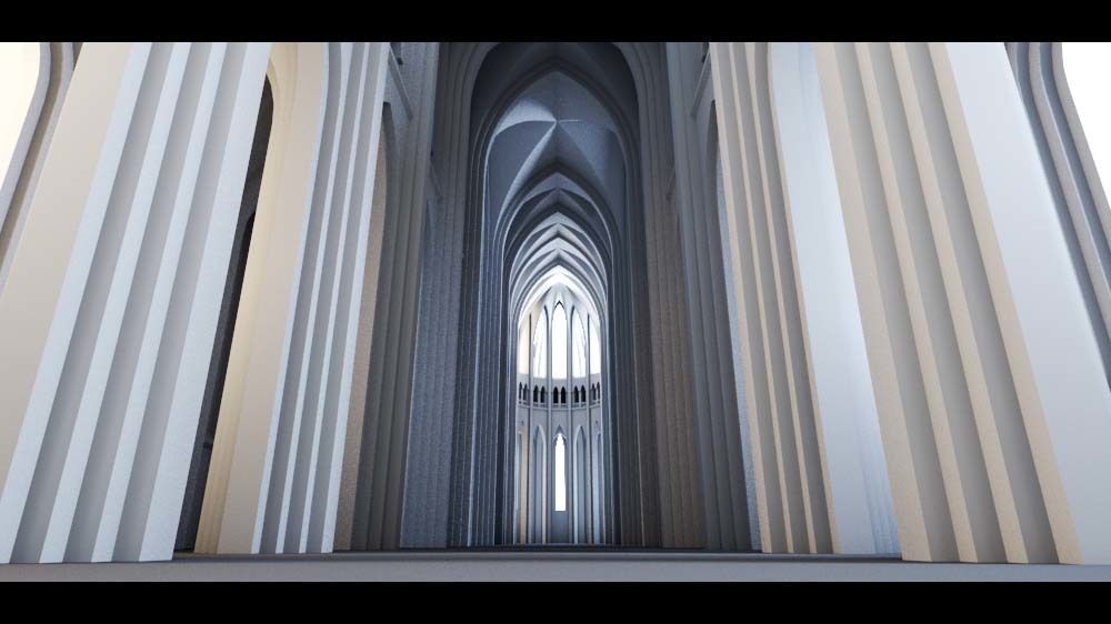 Cathedral- 3d Model 3D model_7