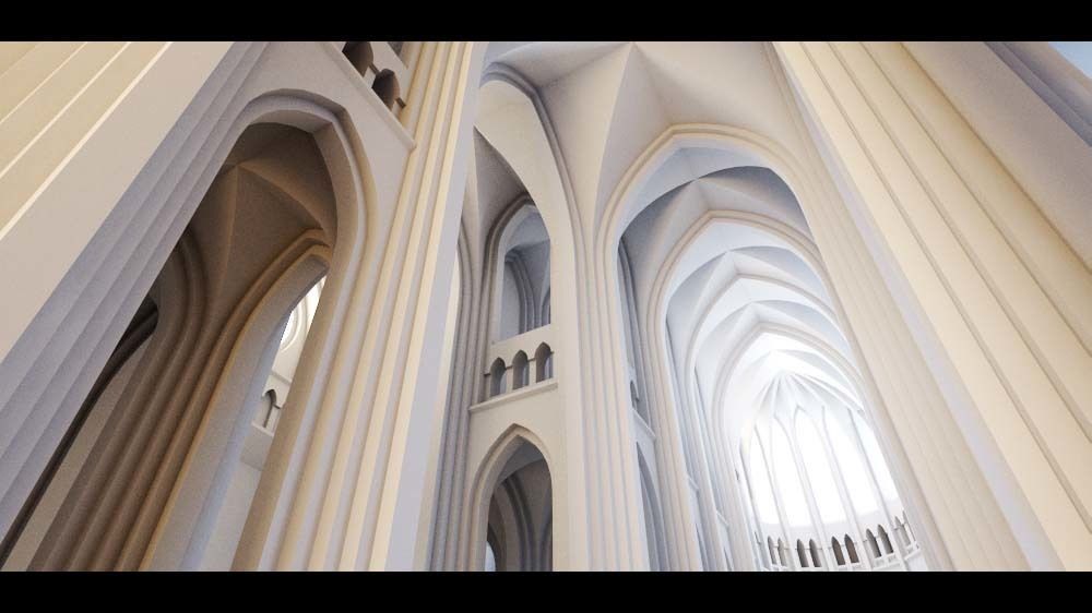 Cathedral- 3d Model 3D model_9