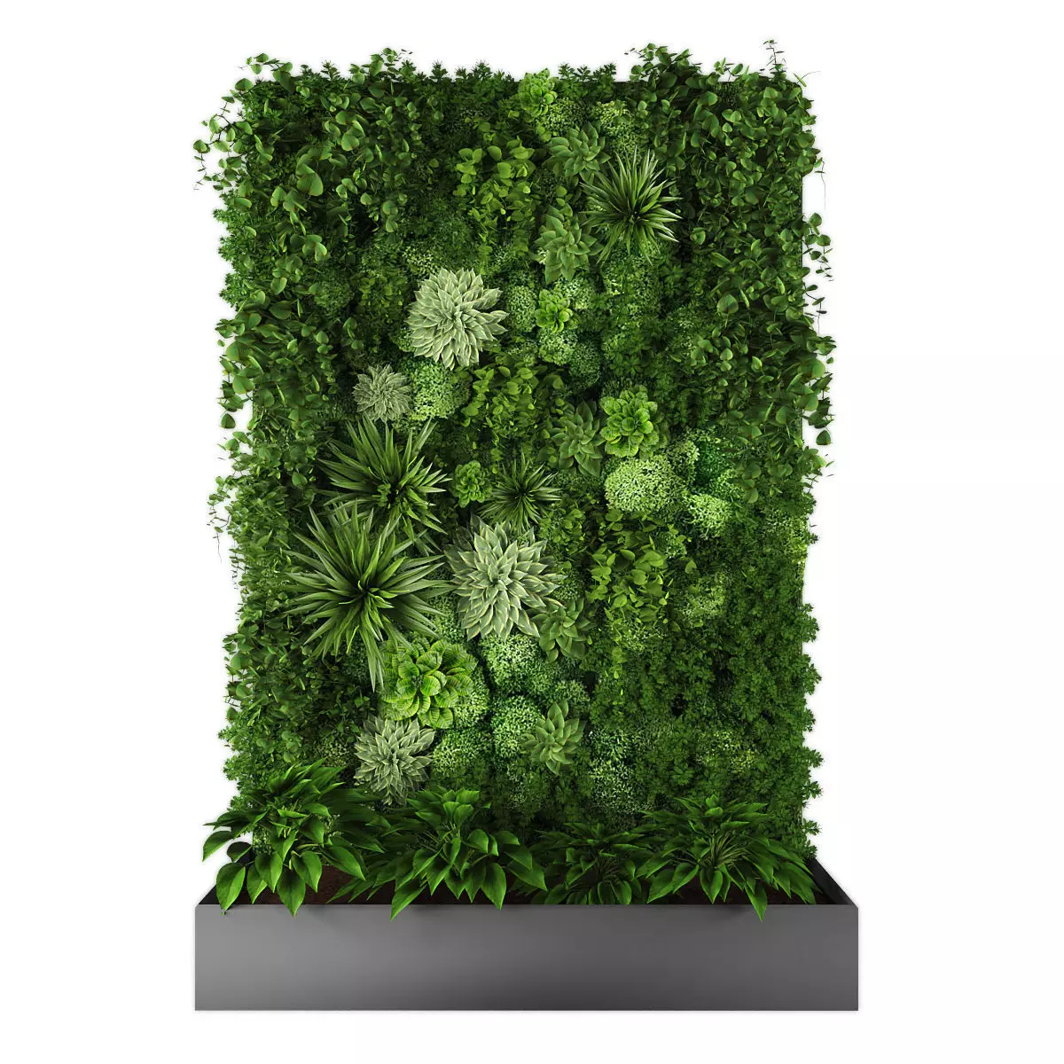 Vertical garden 235 Low-poly 3D model_0