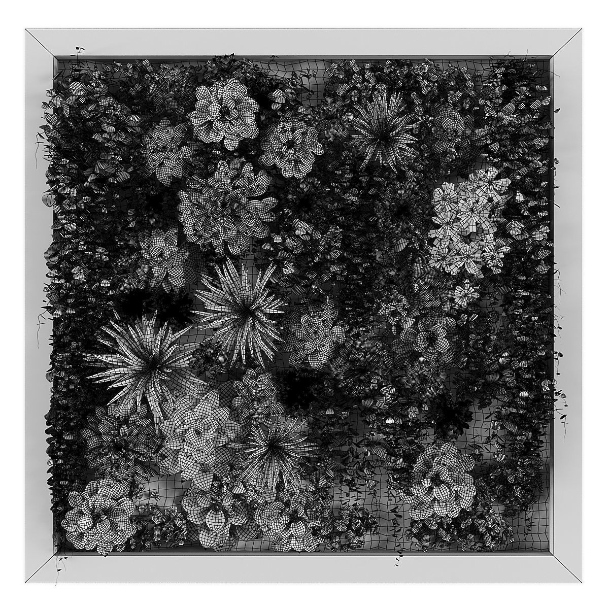 Vertical garden 236 Low-poly 3D model_1