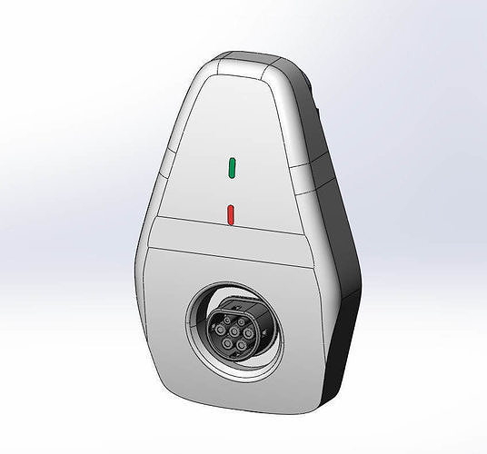 BYD charger 3d model dimensions connection 3D model