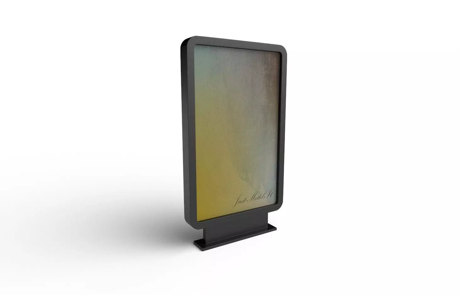 Stand Display M02 Low-poly 3D model