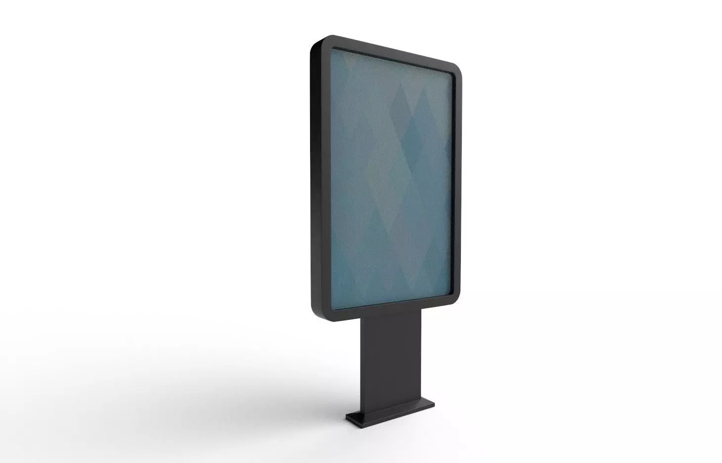 Stand Display M03 Low-poly 3D model_0