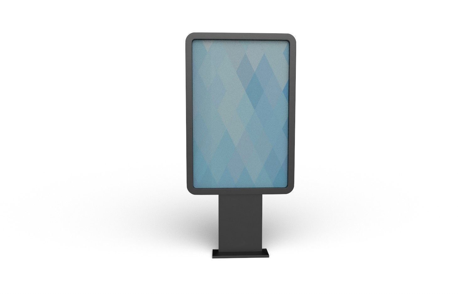 Stand Display M03 Low-poly 3D model_2