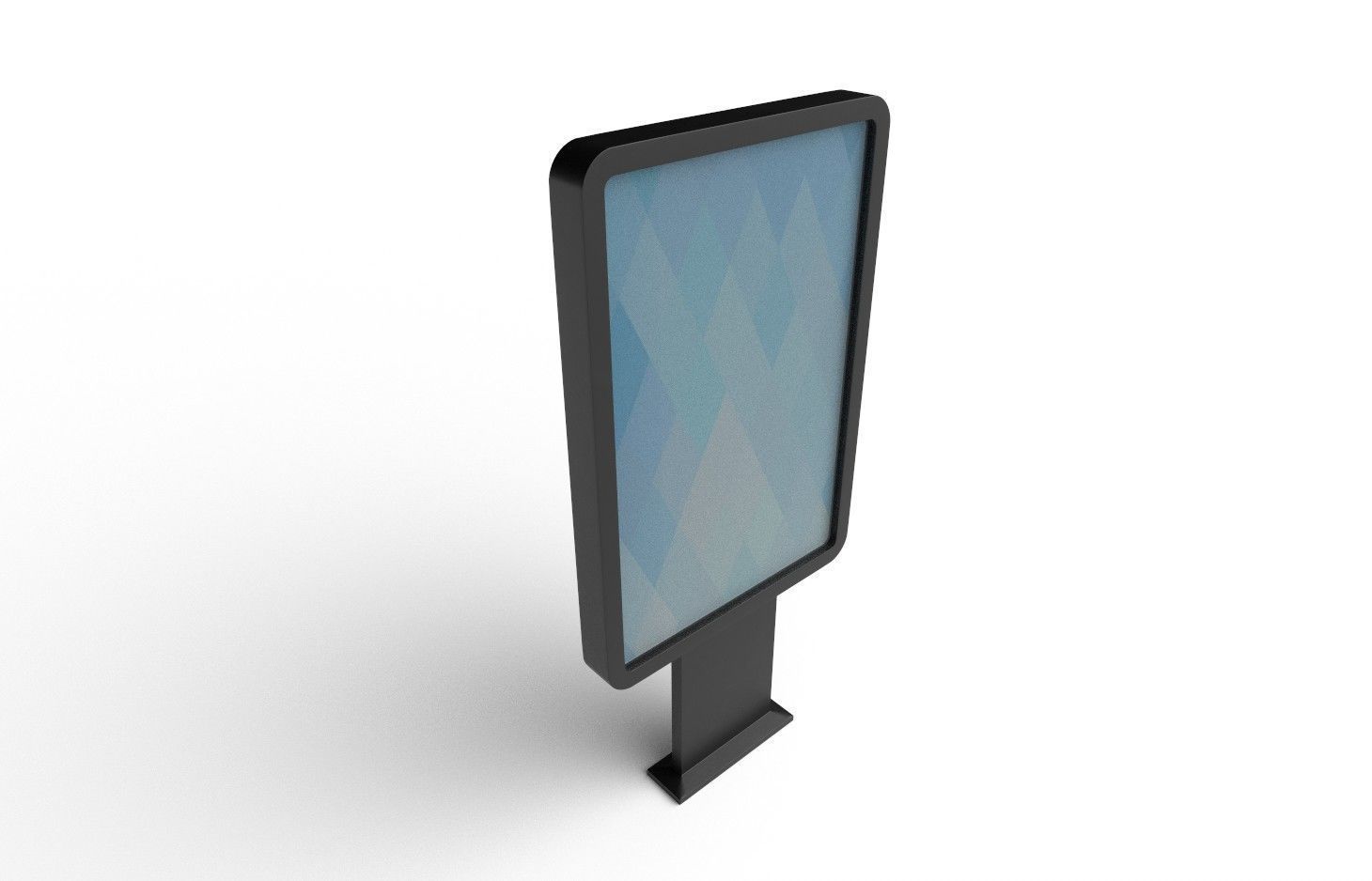 Stand Display M03 Low-poly 3D model_5