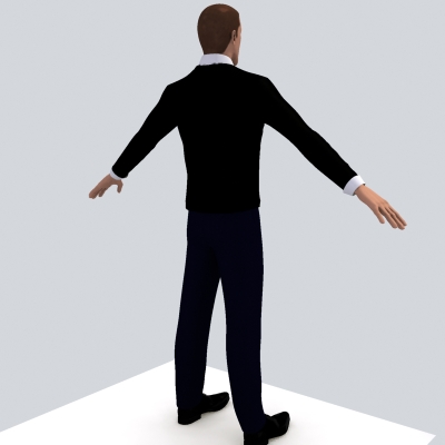 Realistic Male with Outfits 3D model_8