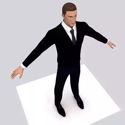 Realistic Male with Outfits