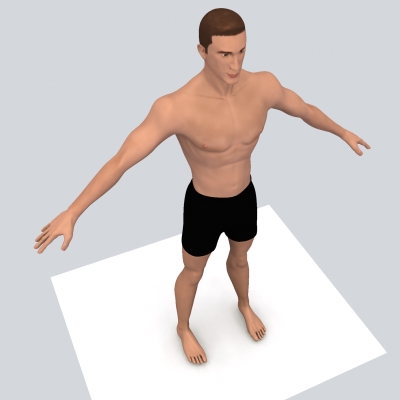 Realistic Male with Outfits 3D model_17