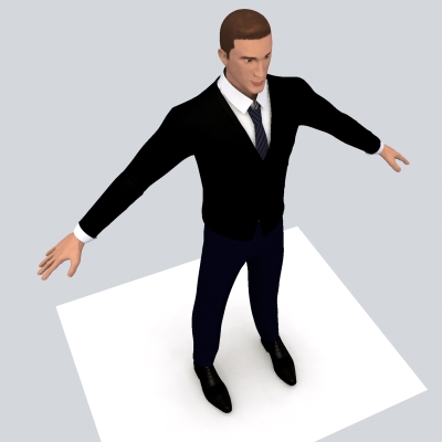 Realistic Male with Outfits 3D model_9