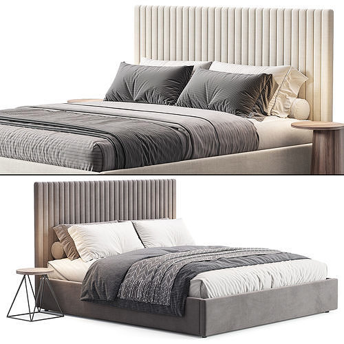 Mora bed by Romanti 3D model