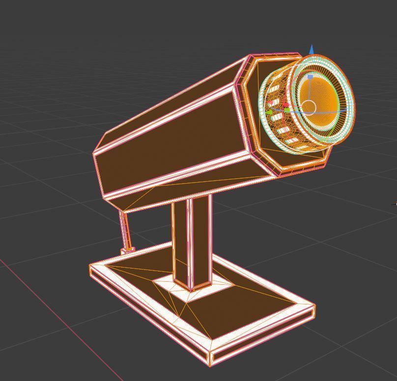 Security Cameras 3D Model Collection_4