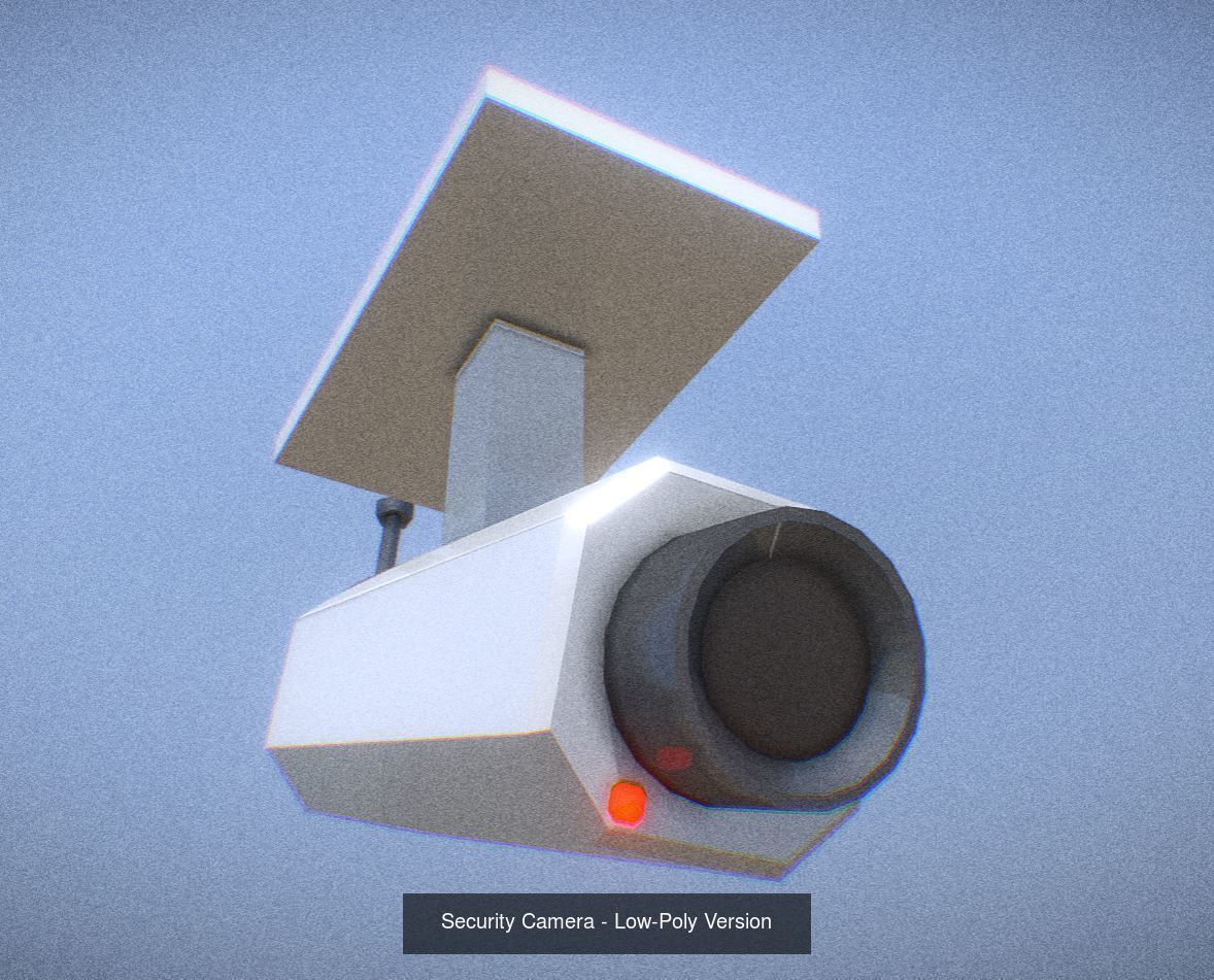 Security Cameras 3D Model Collection_2