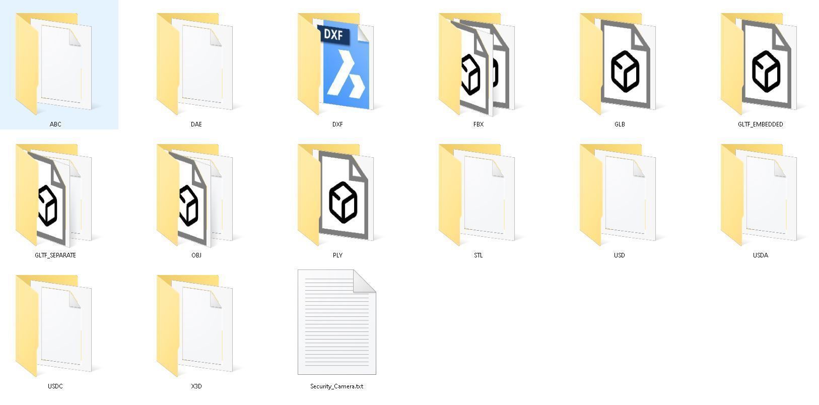 Security Cameras 3D Model Collection_12