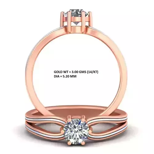 Never Seen Ever Rose Gold Ring A35