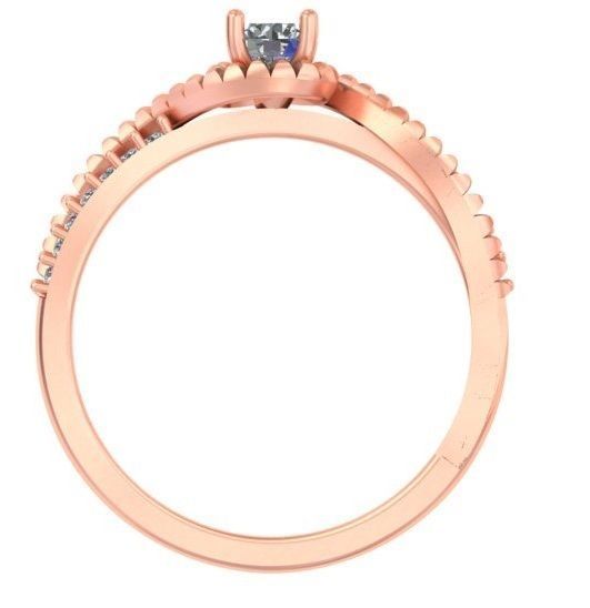 engagement silver delicate diamond ring light A29 3D print model_2