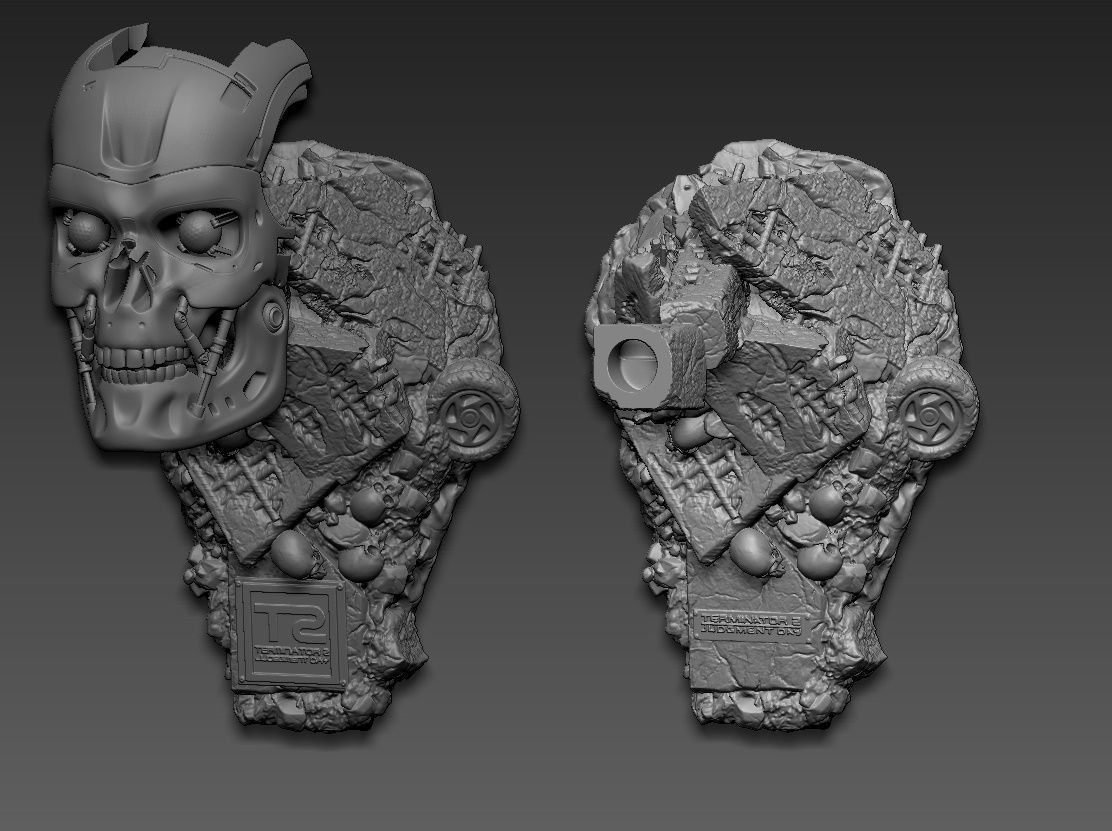 Terminator 2 Judgment Day - Replica 3D print model_21