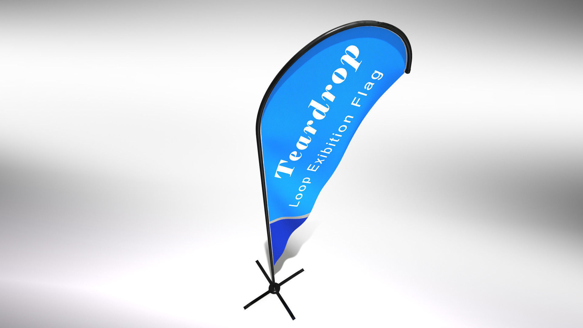 Animated Flags and Banner 8 in1 Low-poly 3D model_18