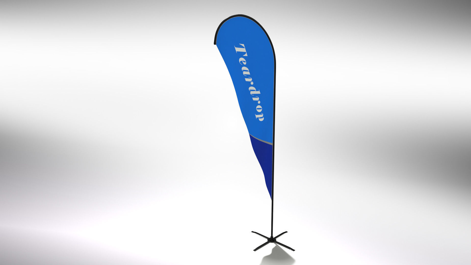 Animated Flags and Banner 8 in1 Low-poly 3D model_20