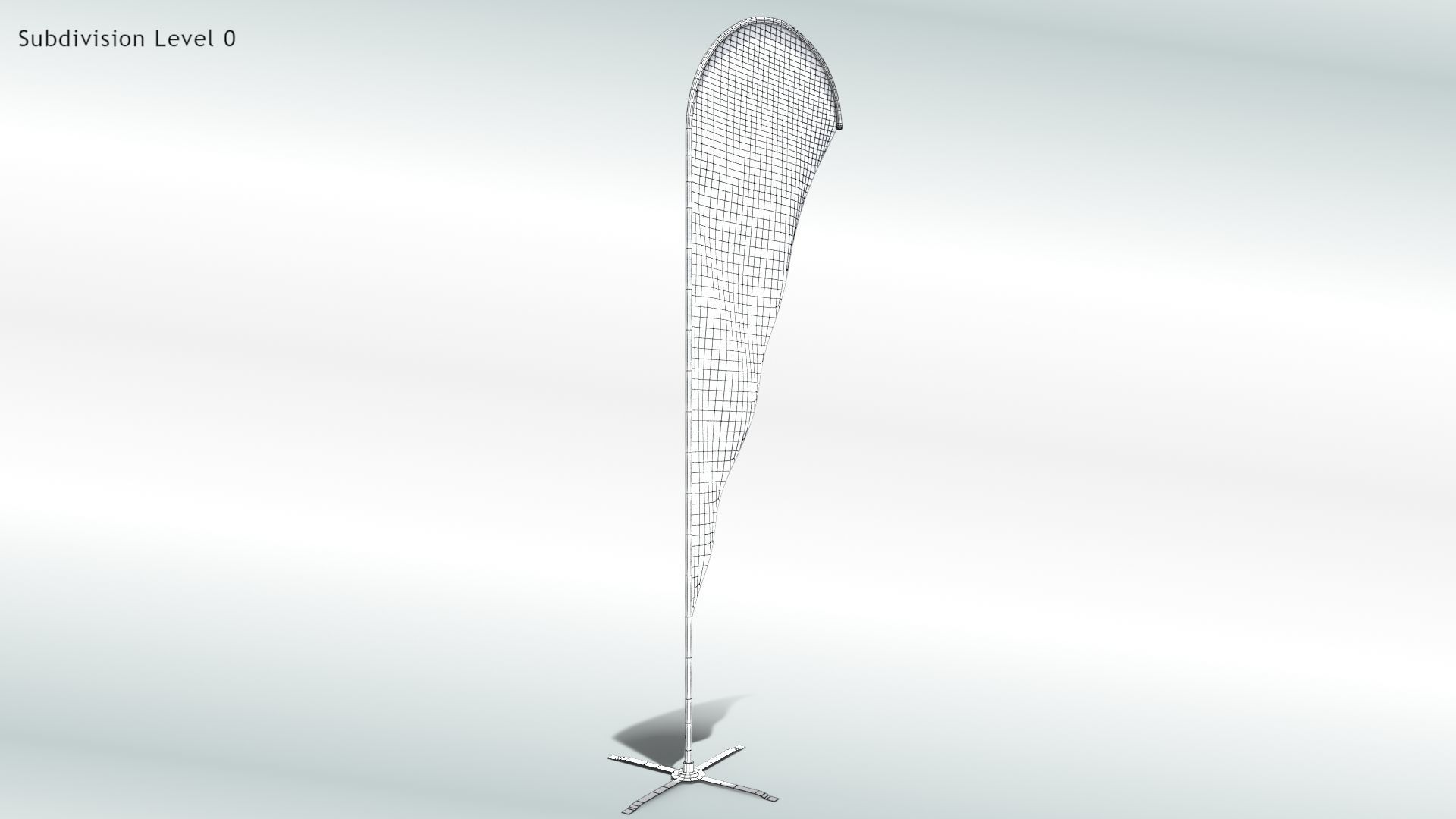 Animated Flags and Banner 8 in1 Low-poly 3D model_22