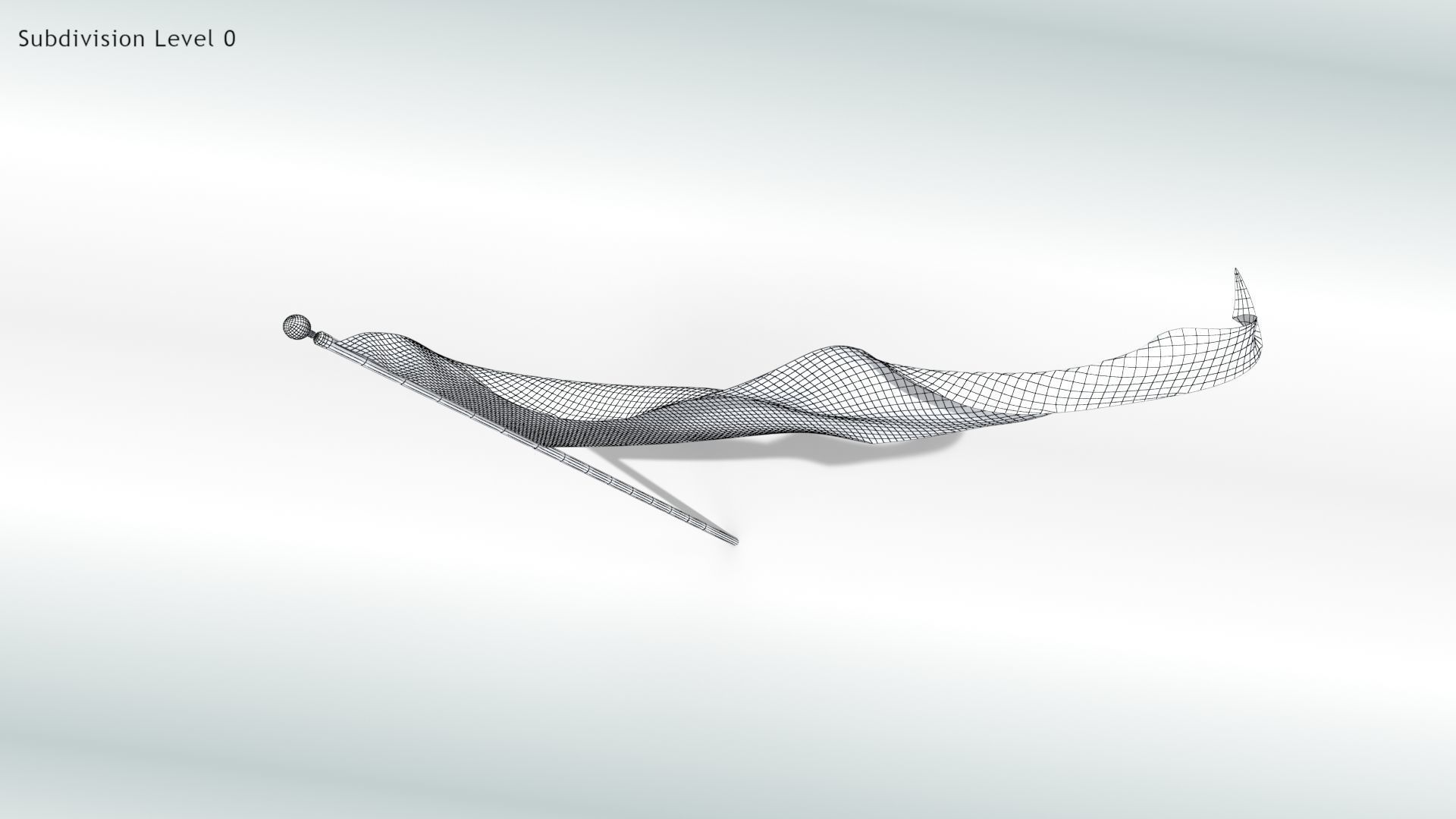 Animated Flags and Banner 8 in1 Low-poly 3D model_48