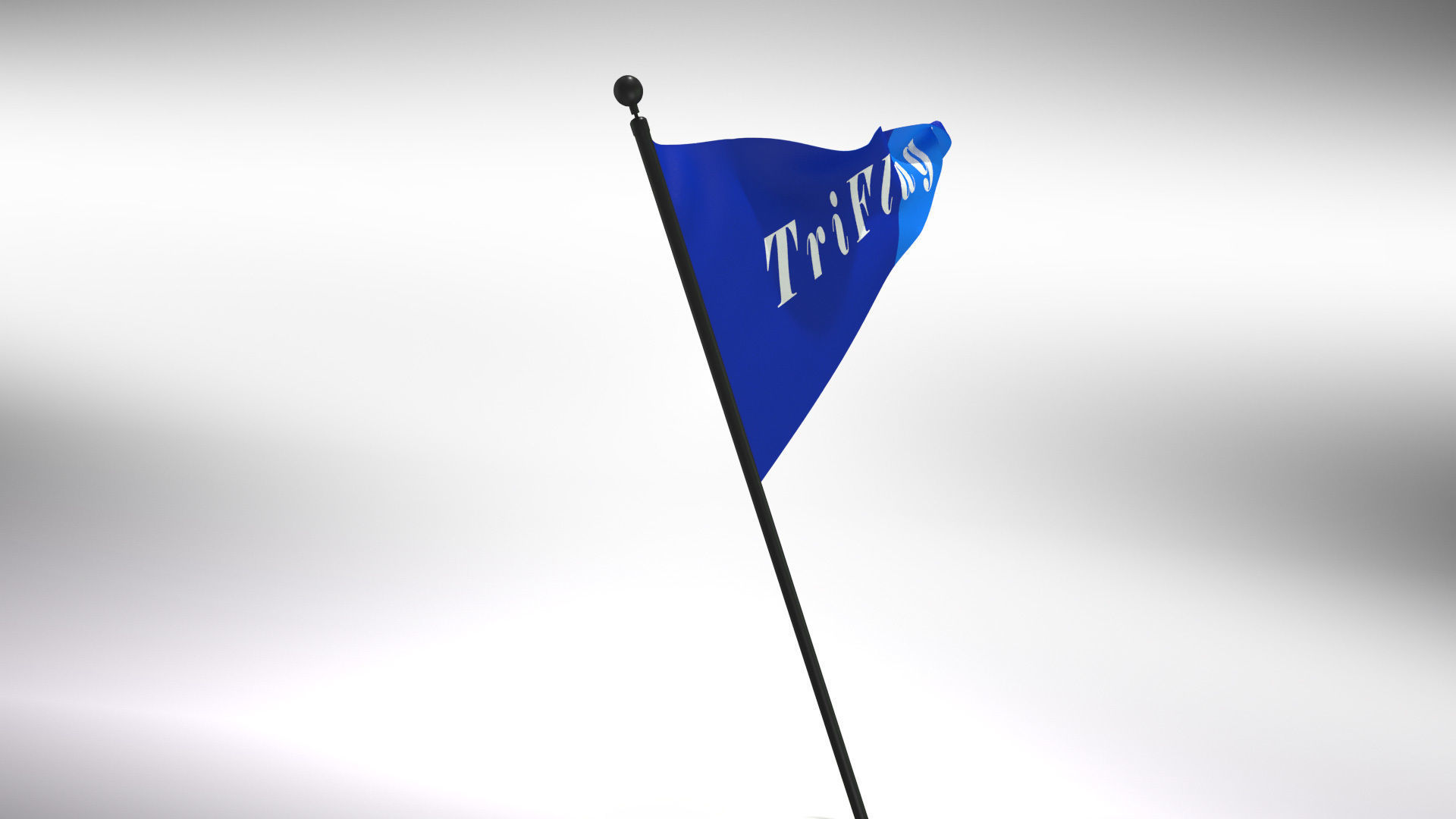 Animated Flags and Banner 8 in1 Low-poly 3D model_47