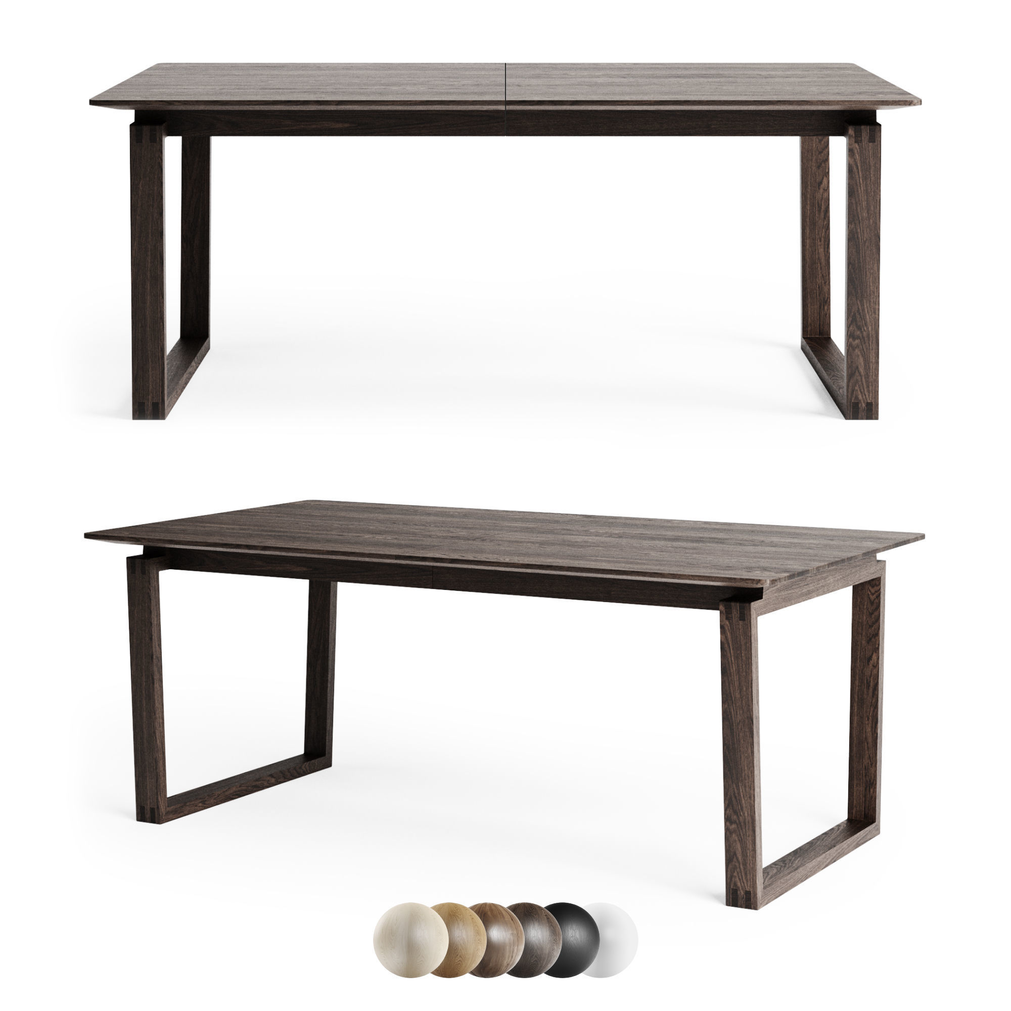 Bolia Dining Table Nord 3D model_4