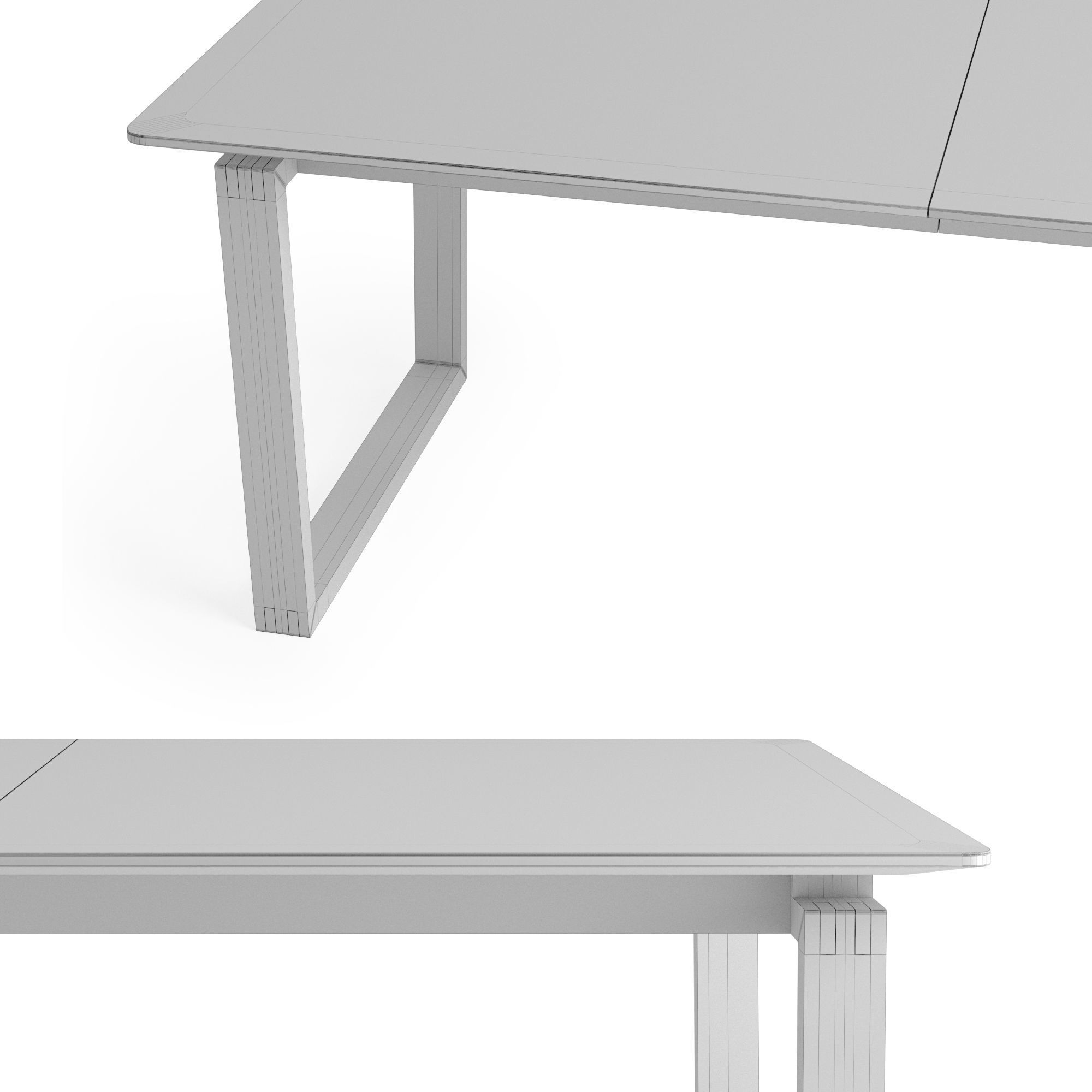 Bolia Dining Table Nord 3D model_14